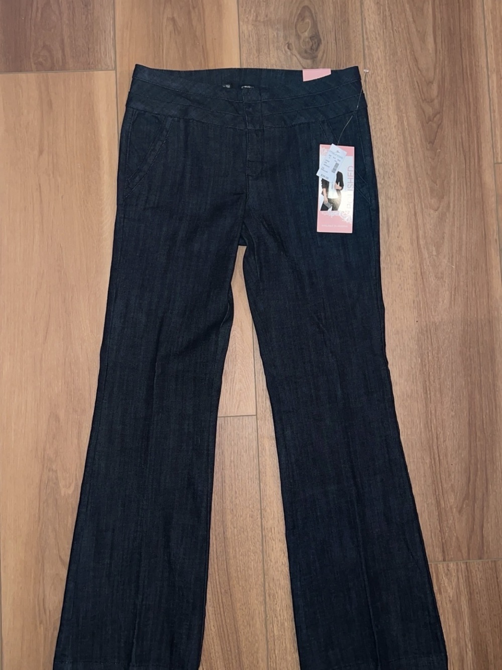 Maurices - Mid-Rise Dark Wash Straight-Leg Jeans Pants